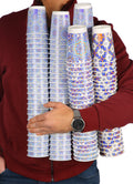 Andalus Bliss Bundle Includes:  3 packs of 8oz (75 cups)+ 2 packs of 12oz (50 cups)